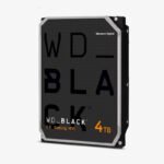 WD_BLACK 4TB Gaming Internal Hard Drive (WD4006FZBX) — 7200 RPM, 256MB Cache, CMR