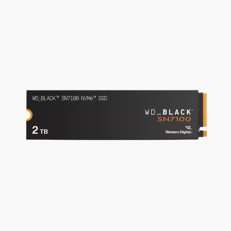 WD_BLACK SN7100 2TB NVMe SSD (WDS200T4X0E) – PCIe Gen4 x4 M.2 2280, Up to 7,250MBs speed WD_BLACK SN7100 2TB NVMe SSD (WDS200T4X0E) – PCIe Gen4 x4 M.2 2280, Up to 7,250MB/s - Image 1