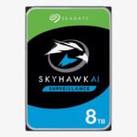 Seagate SkyHawk AI 8TB Surveillance Internal Hard Drive (ST8000VE001) — 7200 RPM, CMR for AI-Enabled NVRs