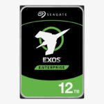 Seagate Exos X16 12TB Enterprise Hard Drive (ST12000NM001G) — 7200 RPM, SATA 6Gb/s, 256MB Cache