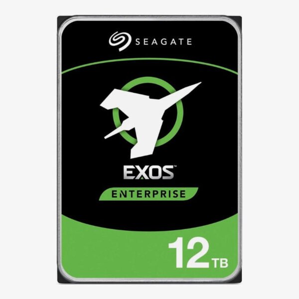 Seagate Exos X16 12TB Enterprise Hard Drive (ST12000NM001G) — 7200 RPM, SATA 6Gb/s, 256MB Cache